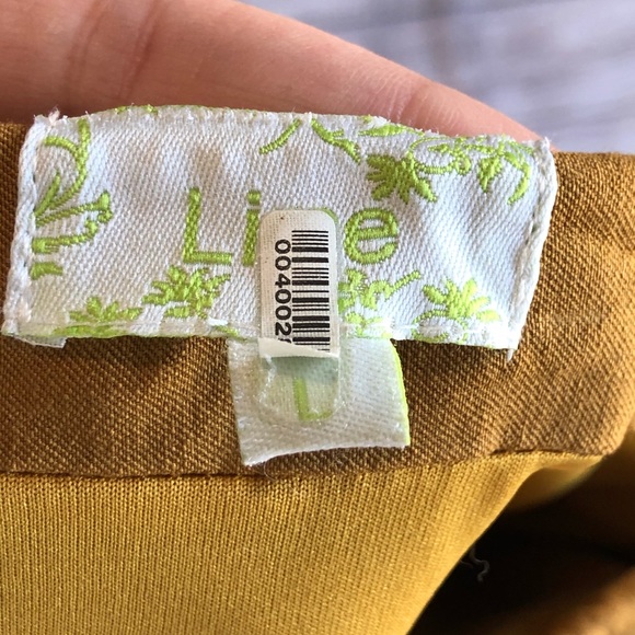 3/$10, 4/$12, 5/$14, 6/$16 Lime Brand skirt bronze/mustard color size large - Picture 2 of 7